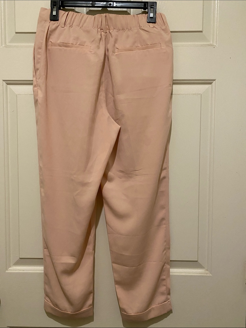 H&M Soft Blush High-Waist Trousers - Picture 2 of 3
